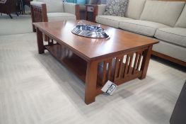 Stickley 56"x34" Coffee Table and 28"x22" End Table.
