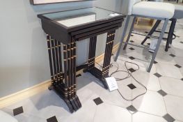 WIL 4-Piece Nesting Tables w/ Mirrored Top.