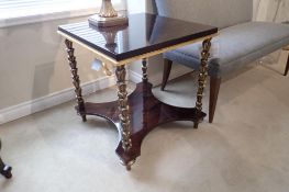 Schnadig 25" Square End Table.