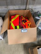 Box of Asst. High Vis Safety Stripes, Vests, etc.