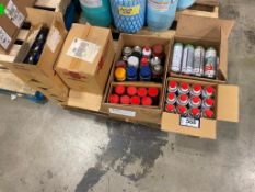 Lot of Asst. Aerosols including Battery Cleaner, HHS Fluid, etc.