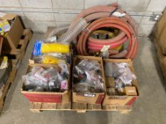 Pallet of Asst. Fittings, Hose, Airlines, Camlock Fittings, etc.