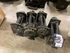 Lot of (4) Asst. Truck Hand Winches