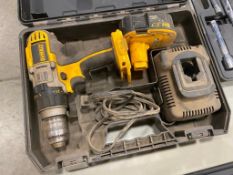 DeWalt Cordless Drill w/ Battery, Charger, Case