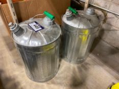 Lot of (2) 5Gal. Utility Cans