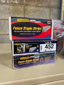 Lot of (3) Boxes of 1.5" Fence Staple Strips