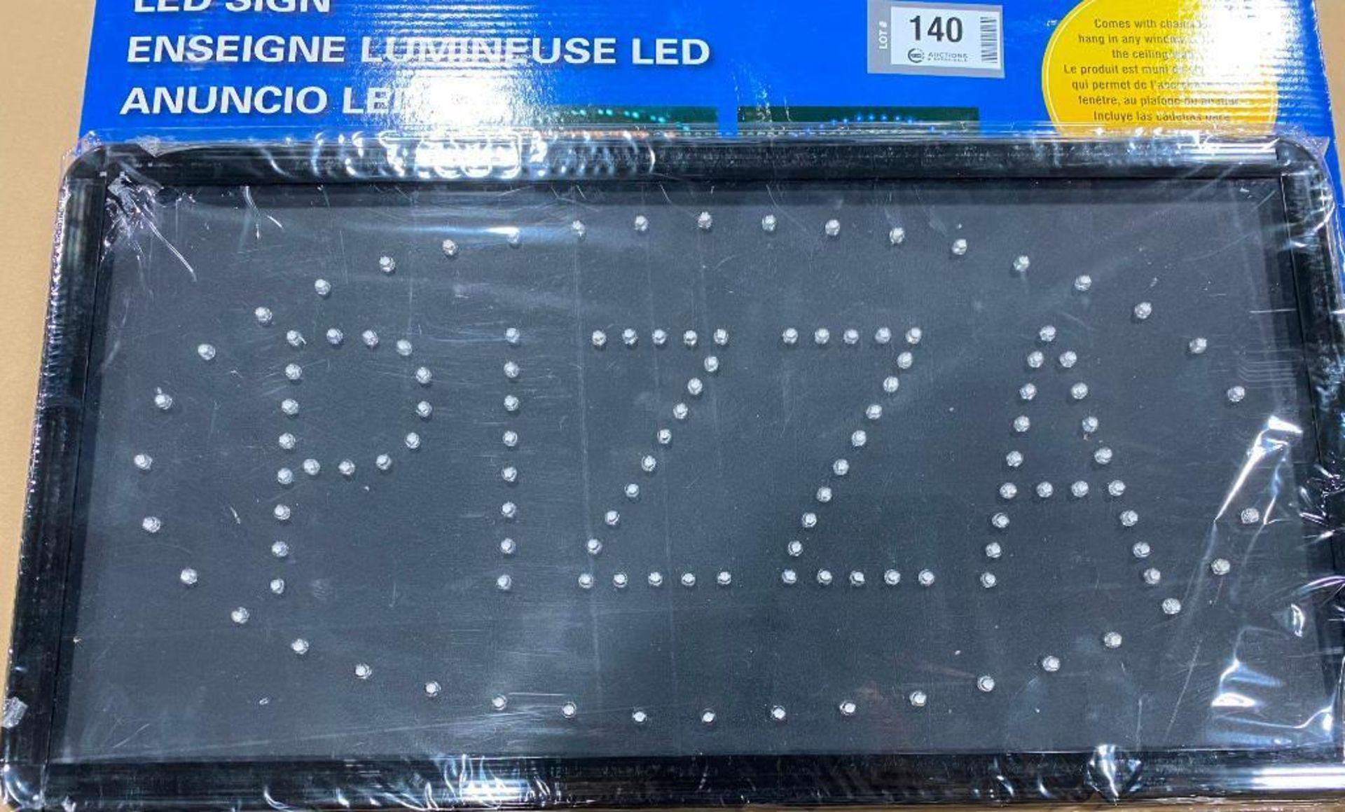 19" X 10" LED PIZZA SIGN - NEW - JOHNSON ROSE - Image 2 of 3