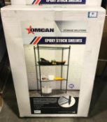 24" X 36" X 72" EPOXY SHELVING KIT, OMCAN 45173 - NEW