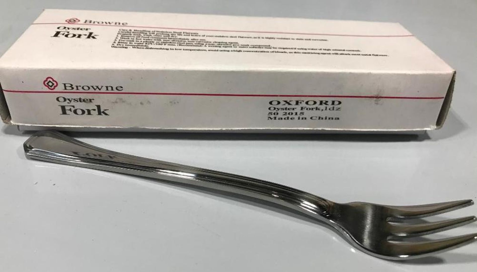 OXFORD HEAVY WEIGHT OYSTER FORK - LOT OF 12 - NEW