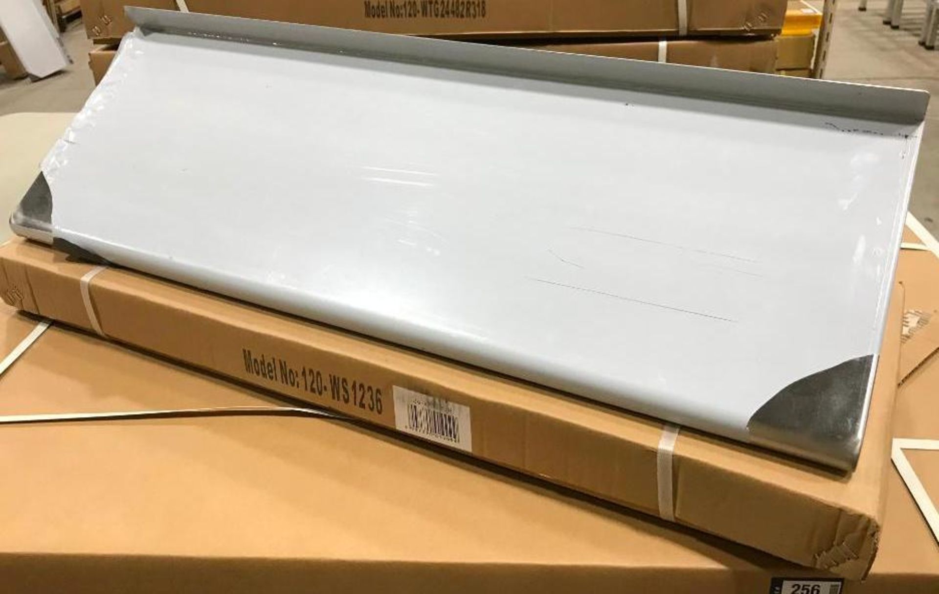 WALL MOUNT S/S SHELF 12"X36", 120 -WS1236 - NEW IN BOX - Image 2 of 3