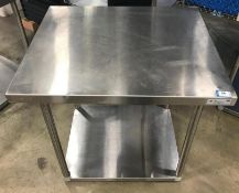 EFI 30" X 36" STAINLESS STEEL WORK TABLE WITH UNDERSHELF, EFI TS3036