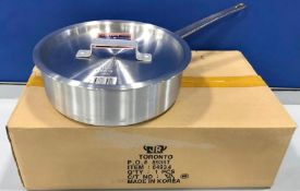 4QT PREMIUM SAUTE PAN WITH COVER, JOHNSON ROSE 64934 - NEW