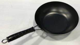 11" CARBON STEEL NON-STICK WOK, UPDATE WOK-11 - NEW