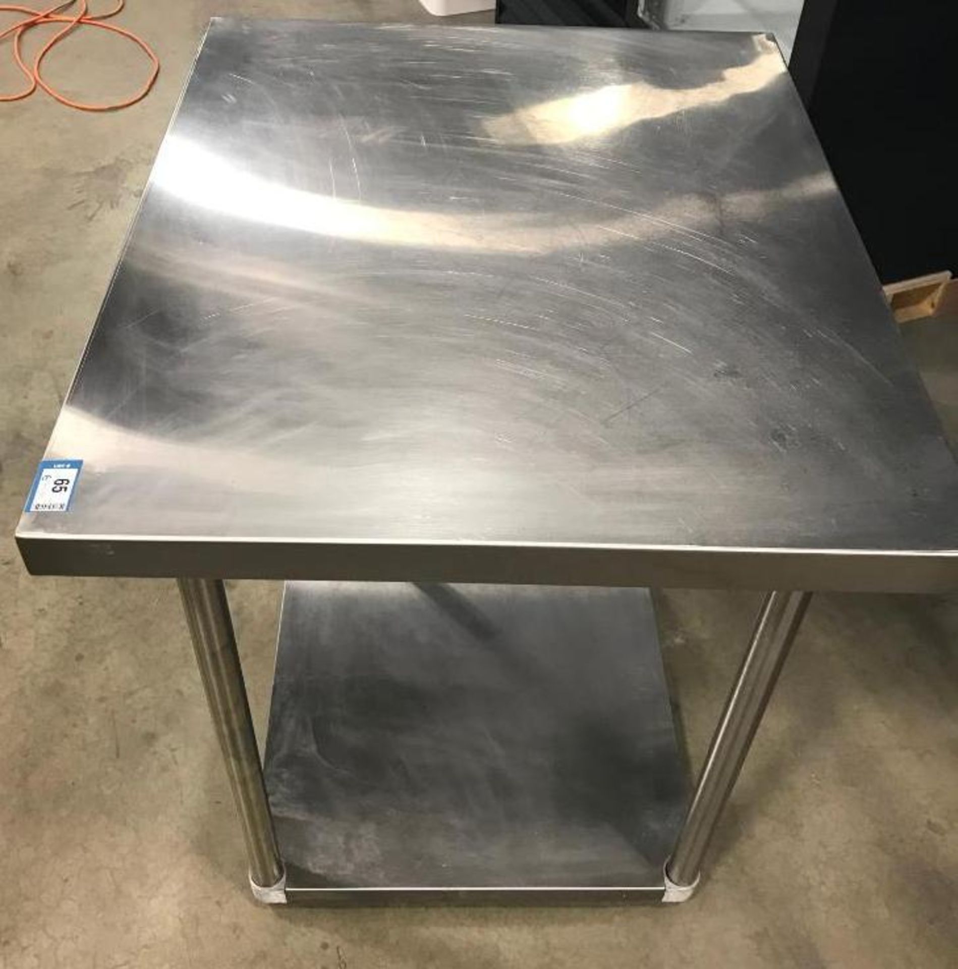 EFI 30" X 36" STAINLESS STEEL WORK TABLE WITH UNDERSHELF, EFI TS3036 - Image 2 of 4