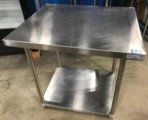 EFI 30" X 36" STAINLESS STEEL WORK TABLE WITH UNDERSHELF, EFI TS3036