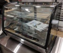 35" COUNTERTOP REFRIGERATED SHOWCASE - 5.65 CU. FT. - NEW