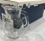 19.9OZ/500ML GLASS PITCHERS, VITRUM BEN "BYSTRO" FJ000 - BOX OF 6 - NEW