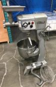 HOBART 30QT MIXER WITH ATTACHMENTS & MEAT GRINDER