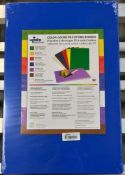 BLUE POLY CUTTING BOARD 12 X 18 X 1/2" UPDATE INTERNATIONAL, NSF APPROVED - NEW
