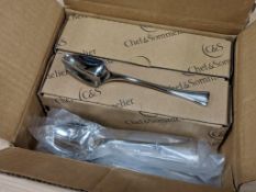 5-1/2" COFFEE/TEA SPOONS, EXTRA HEAVY WEIGHT CHEF & SOMMELIER T5310 - LOT OF 36