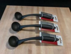 10" HIGH HEAT ECLIPSE 1OZ NYLON SERVING LADLES, BROWNE 57477002 - LOT OF 3 - NEW