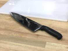 10" BLACK OMCAN MEDIUM BLADE COOK KNIFE