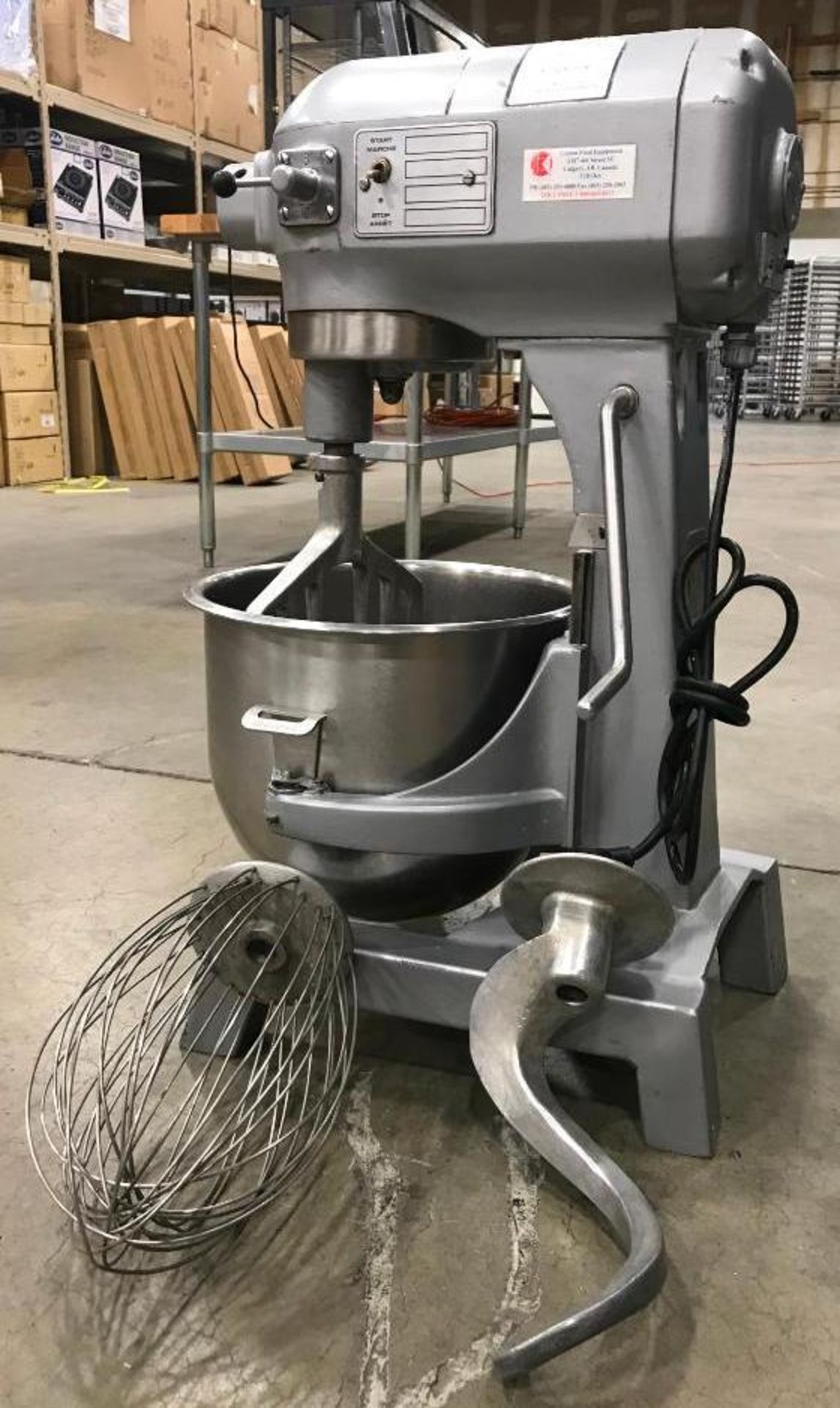 HOBART 20QT MIXER WITH ATTACHMENTS - Image 2 of 11