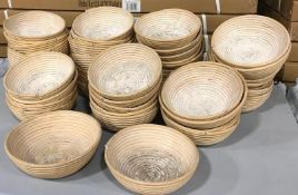 BOX OF BANNETON PROOFING BASKETS
