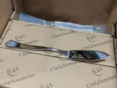 8-1/4" FISH KNIVES, 18/10 EXTRA HEAVY WEIGHT CHEF & SOMMELIER T5213 - CASE OF 36 - NEW