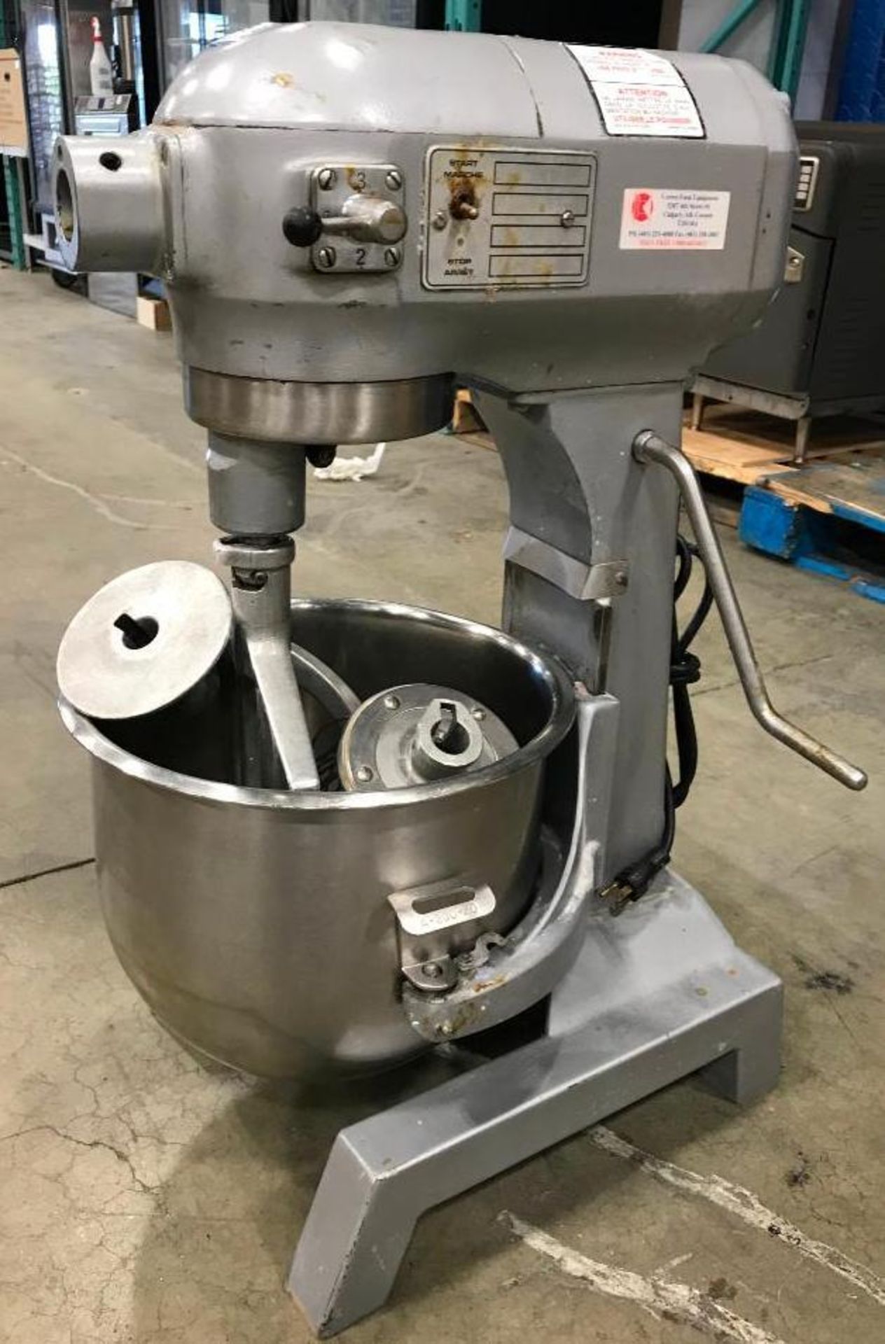 HOBART 20QT MIXER WITH ATTACHMENTS - Image 8 of 11