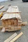 Lot of Approx. 88pcs 2x6x93" Spruce Dimensional Lumber.