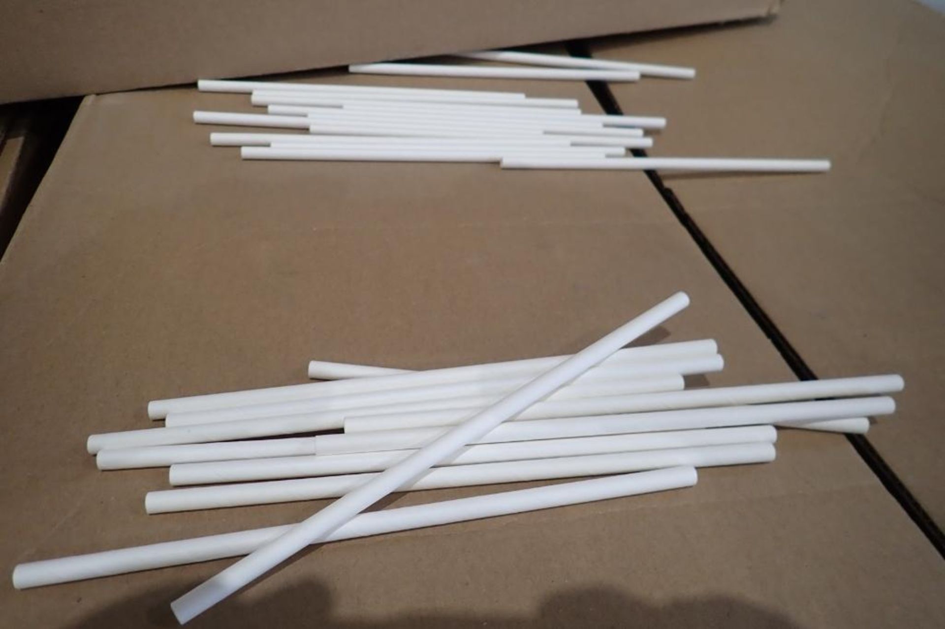 Lot of 9 Cases Paper Straws. - Image 2 of 2