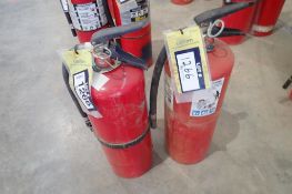 Lot of 2 ABC 20lbs Fire Extinguishers.