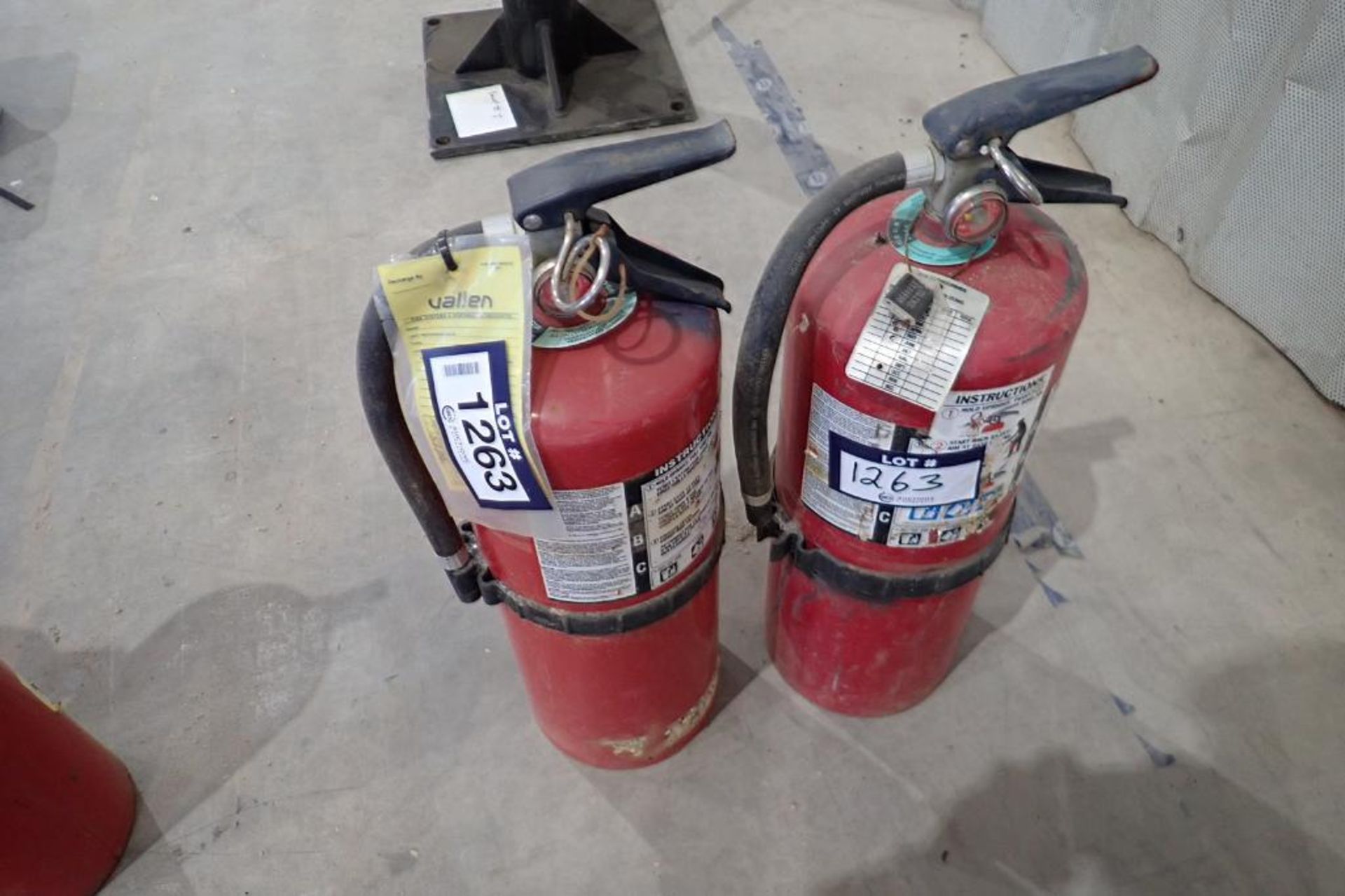 Lot of 2 ABC 20lbs Fire Extinguishers.