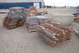Lot of 3 Pallets Approx. 125pcs Pallet Racking 45"x25" Wire Decking.
