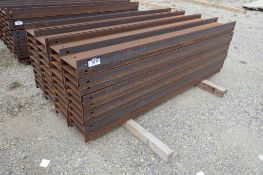 Lot of Approx. 40pcs 7' 2 1/2"x10" I-Beams.