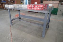 Metal 72"x36" Work Table.