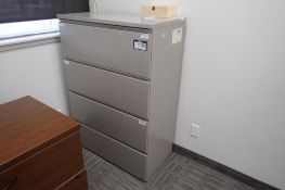 Lateral 4-Drawer File Cabinet.