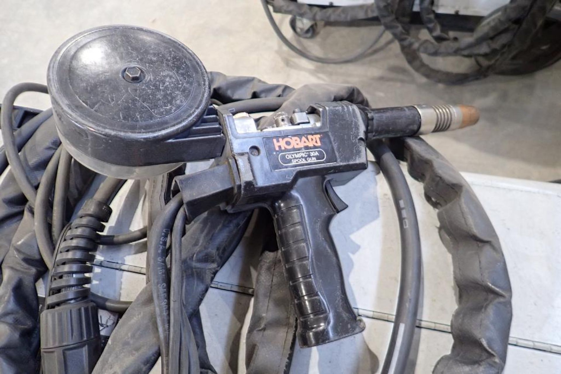 Hobart IronMan 275 Mig Welder w/ Cables and Olympic 30A Spool Gun. - Image 2 of 2