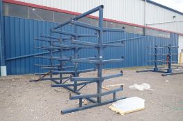 Double Sided Cantilever Rack.