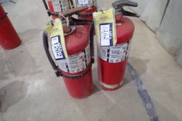 Lot of 2 ABC 20lbs Fire Extinguishers.