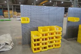 Double Sided Parts Bin Rack w/20 Bins.