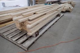Lot of Approx. 40pcs Asst. 2x4 Spruce Dimensional Lumber, etc.