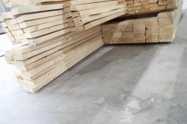 Lot of Approx. 13pcs 2x6x16 and Approx. 43pcs 2x6x8'9" Spruce Dimensional Lumber.