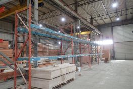 Lot of 4 Sections 13'x44"Dx12'H Pallet Racking.