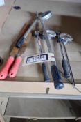 Lot of (3) 5/8" Tubing Benders and 2 Metal Files.