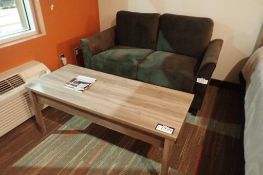 Lot of Coffee Table and Love Seat.