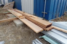 Lot of 4pcs 2x10x16 Treated Lumber and Asst. Spruce Dimensional Lumber.