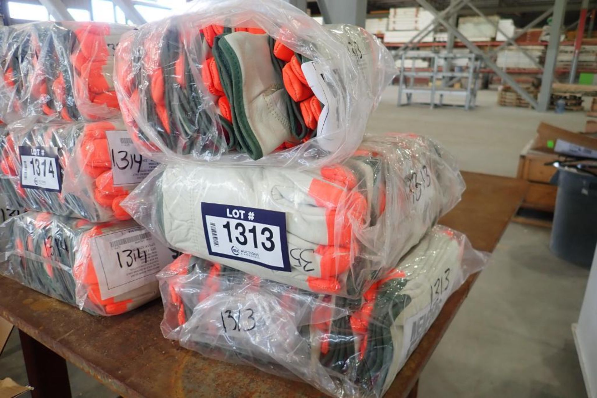 Lot of (3) 1-Dozen Bundles Memphis Industrial Insulated Work Gloves.