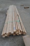 Lot of Approx. 35pcs 2x4x16' Spruce Dimensional Lumber.